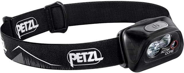 Petzl Unisex's Stirnlampe Actik Core Black, One Size