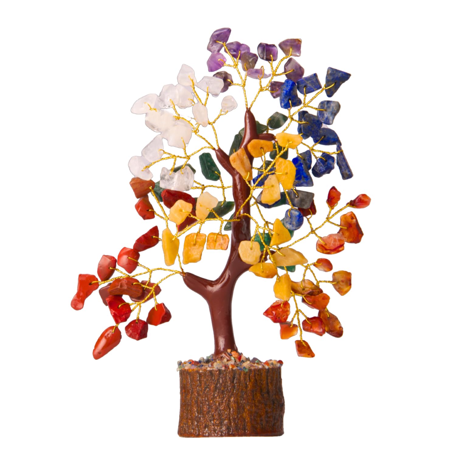 ANAYA AGATE 7 Chakra Tree of Life, for Women, Money Tree, Bonsai Trees, Home Office Decor, Healing Crystals, Office Desk Accessories, House Warming Gifts New Home, Crystals and Healing Stones โ image 1