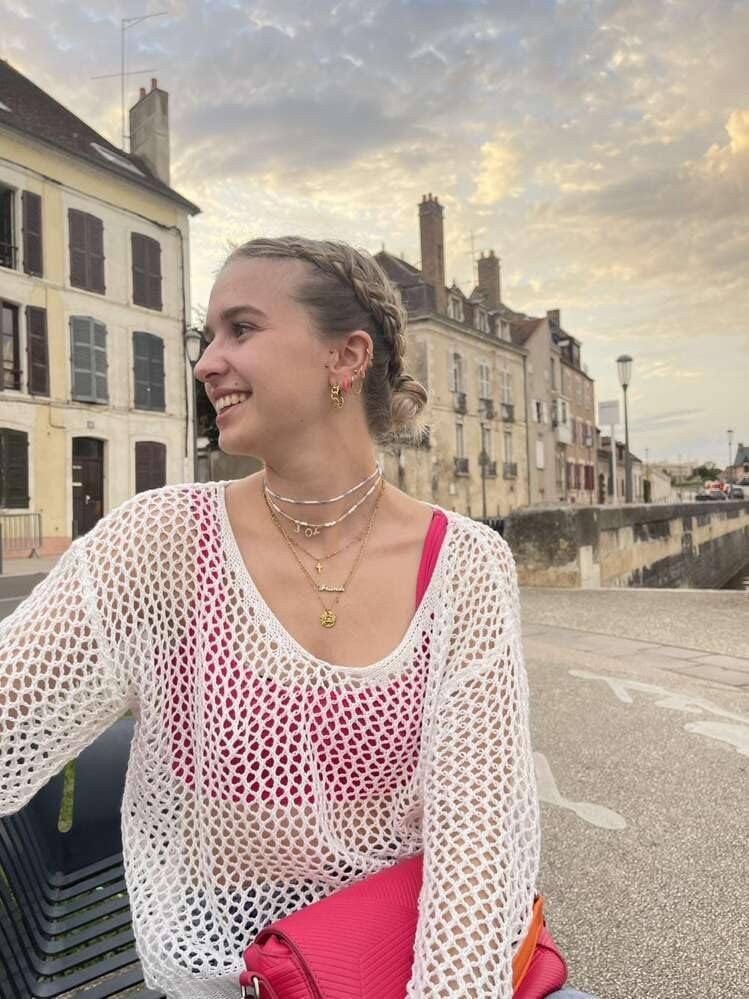 AI'MAGE Womens Crochet Tops Long Sleeve Hollow Out Swim Cover Up 2026 Beach Bikini Swimsuit Summer Tunic Top - Image 3