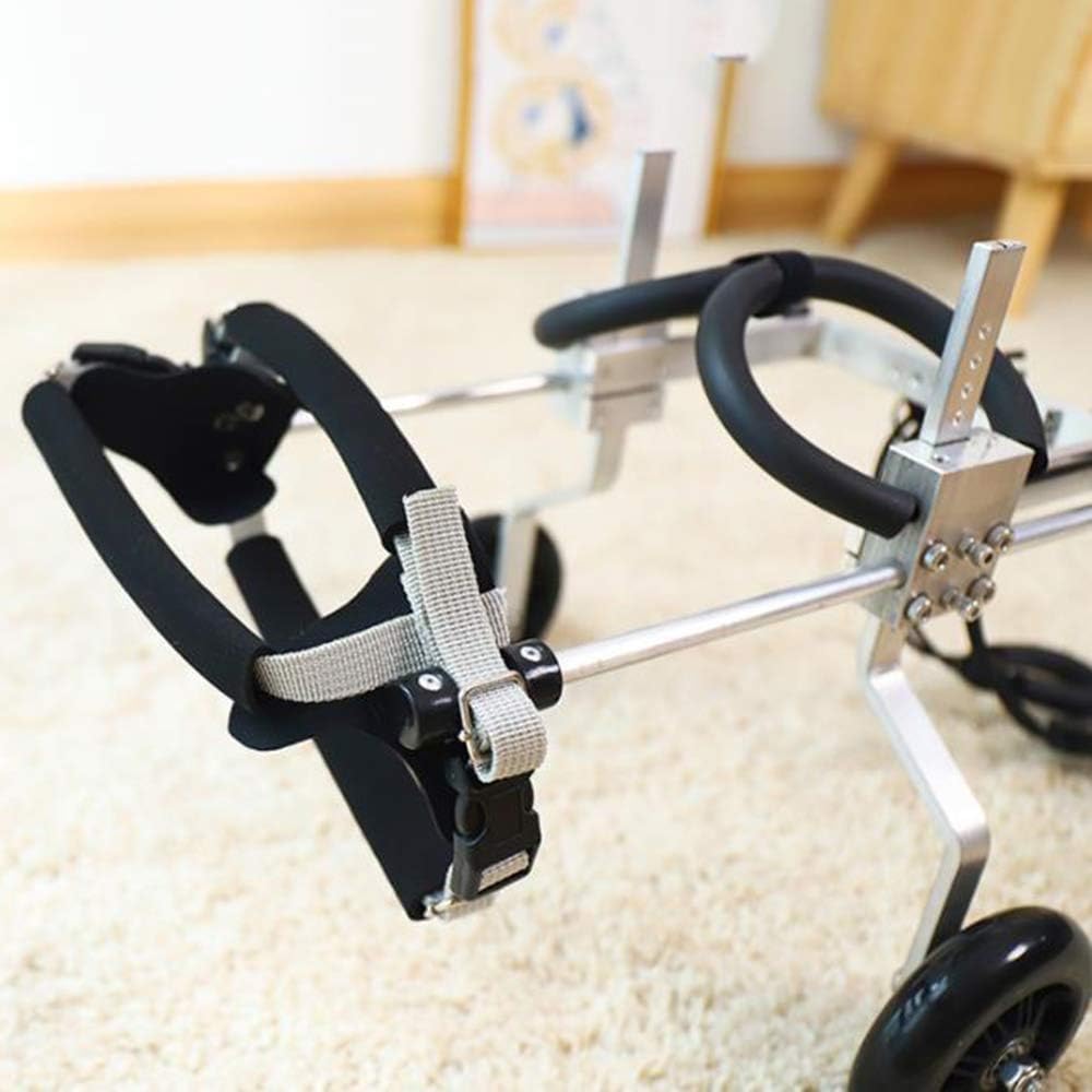 Adjustable Dog Wheelchair for Hind Legs - Veterinarian Approved Pet Cart for 1-25kg Dogs, Mobility Aid for Rehabilitation & Enhanced Independence
