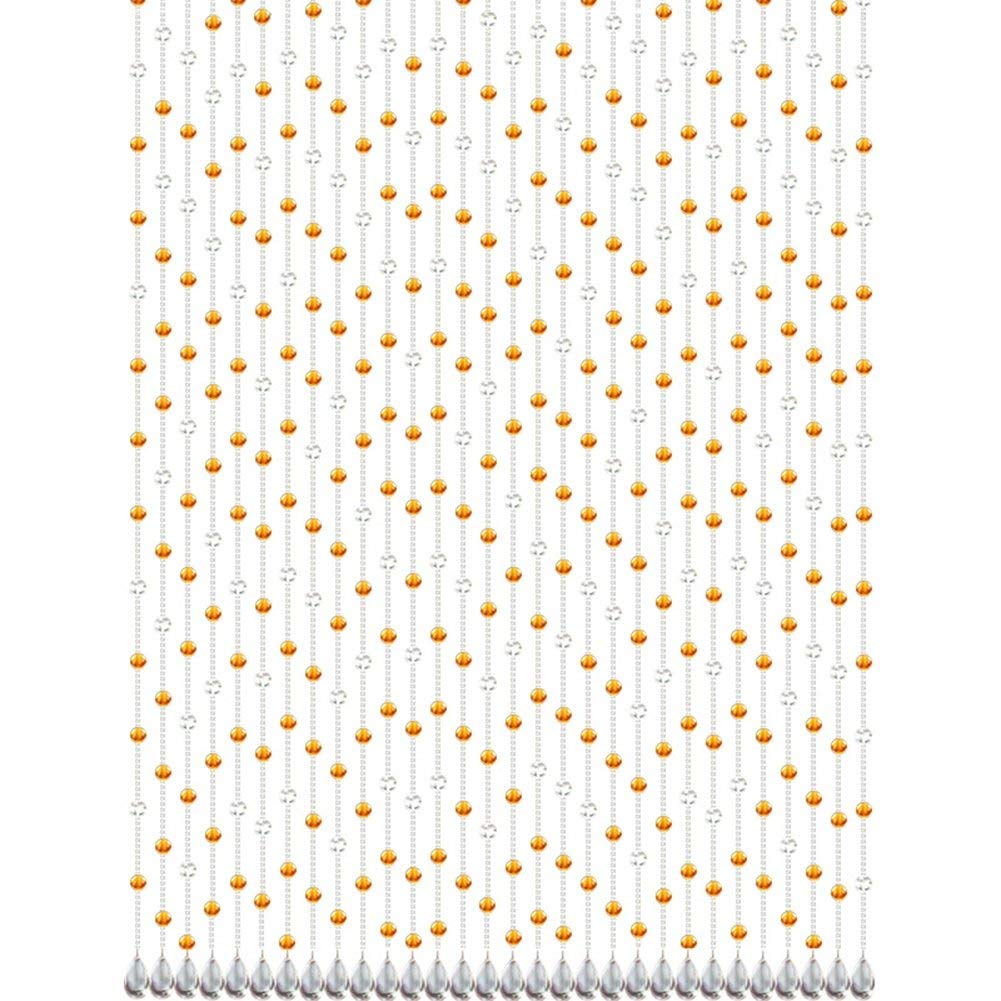 Rideau de perles de verre haut de gamme OKUOKA pour chambre