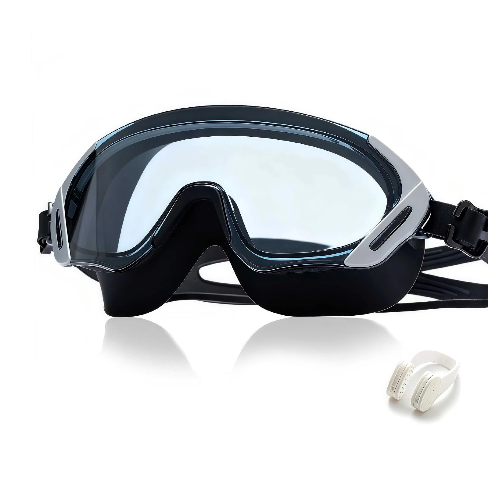 Swim Goggles, Wide Angle Anti-fog and UV Leak Proof Goggles,Swimming Goggles for Adult Youth