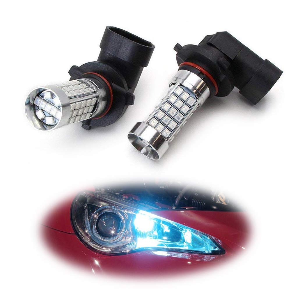 iJDMTOY(2) 10000K Ice Blue 69-SMD 9005 9145 H10 LED Bulbs For High Beam Daytime Running Lights or Fog Light Replacements