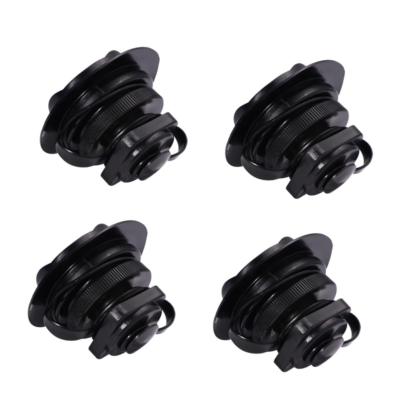 TOYANDONA Ugello del Gas di Boston Barca Gonfiabile Gommone Adattatore di Gonfiaggio Inflazione Valvola dell'Aria della Barca Adattatore Tubo Pompa di Gonfiaggio PVC Nero