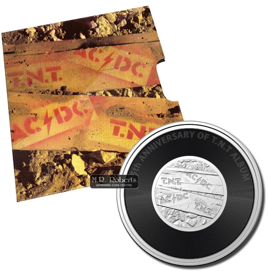 AC/DC - T.N.T Commemorative Coin with Royal Australian Mint Original Folder
