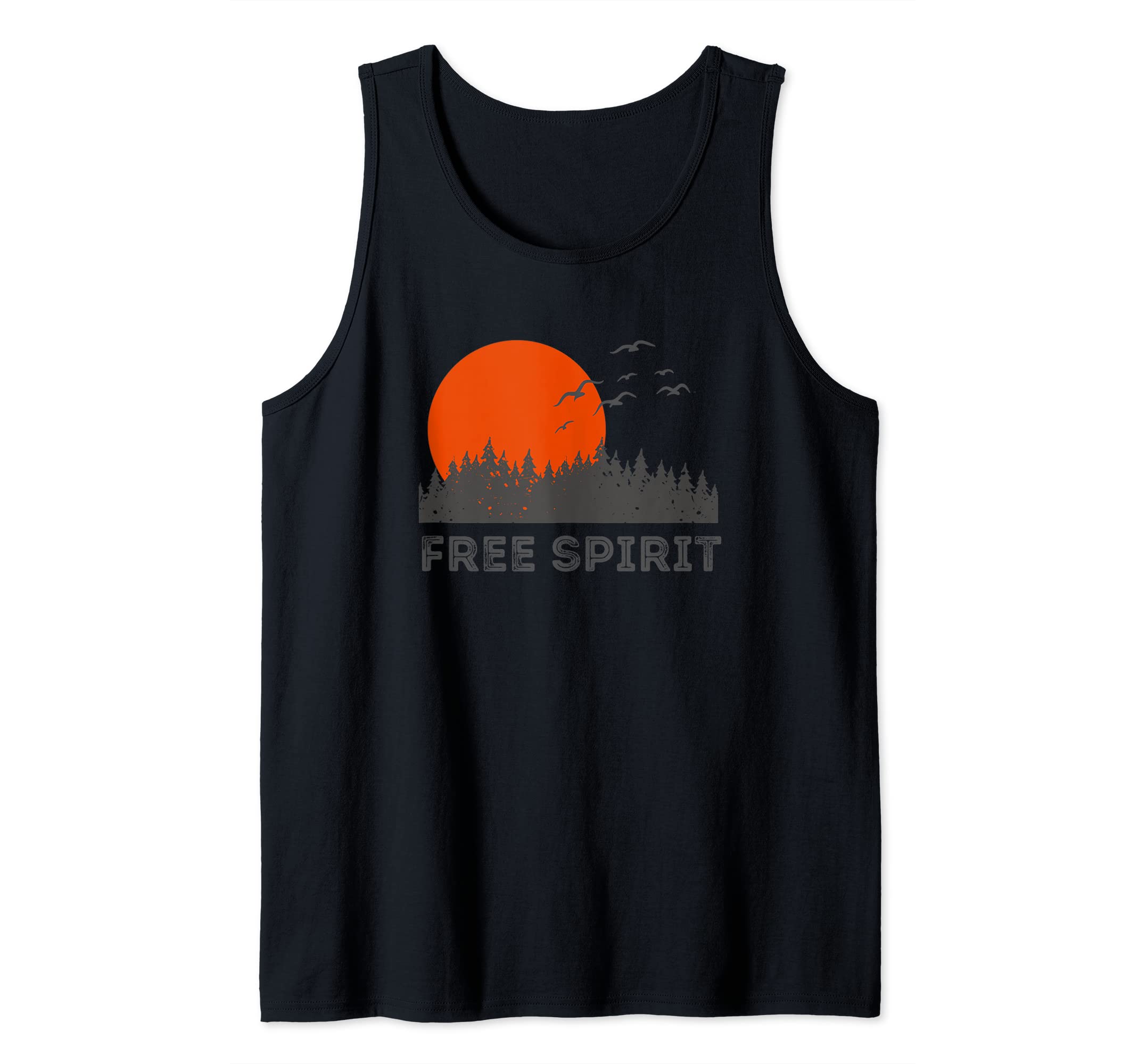 Free spirit Nature sunset meditation TeeFree spirit Nature sunset meditation vintageTee Tank Top