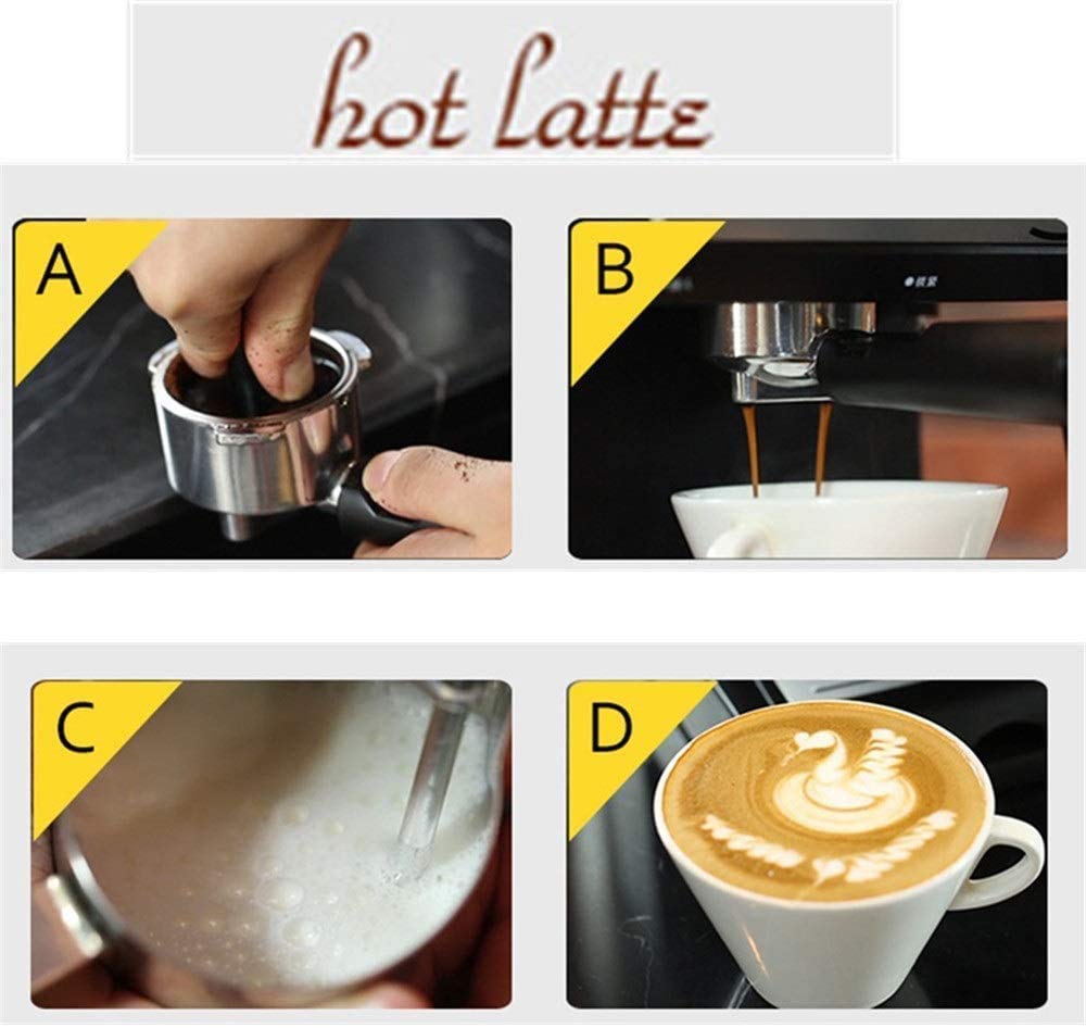 Cafetera Espresso Duradera, Semiautomática, Barista, Vaporizador De Leche, Jarra, Cafetera Interesante