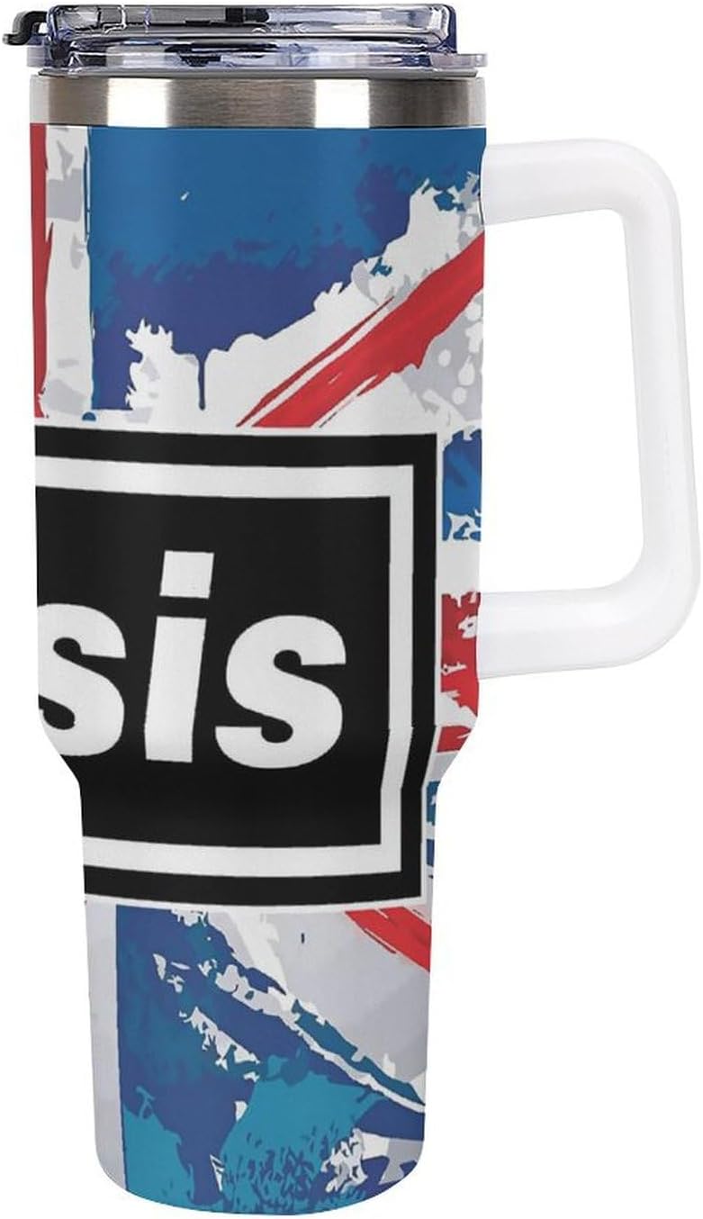 Amazon｜タンブラー オアシス OASIS バンド 水筒 1150ml カーカップ ウォーターカップ 魔法瓶 断熱カップ ステンレスボトル