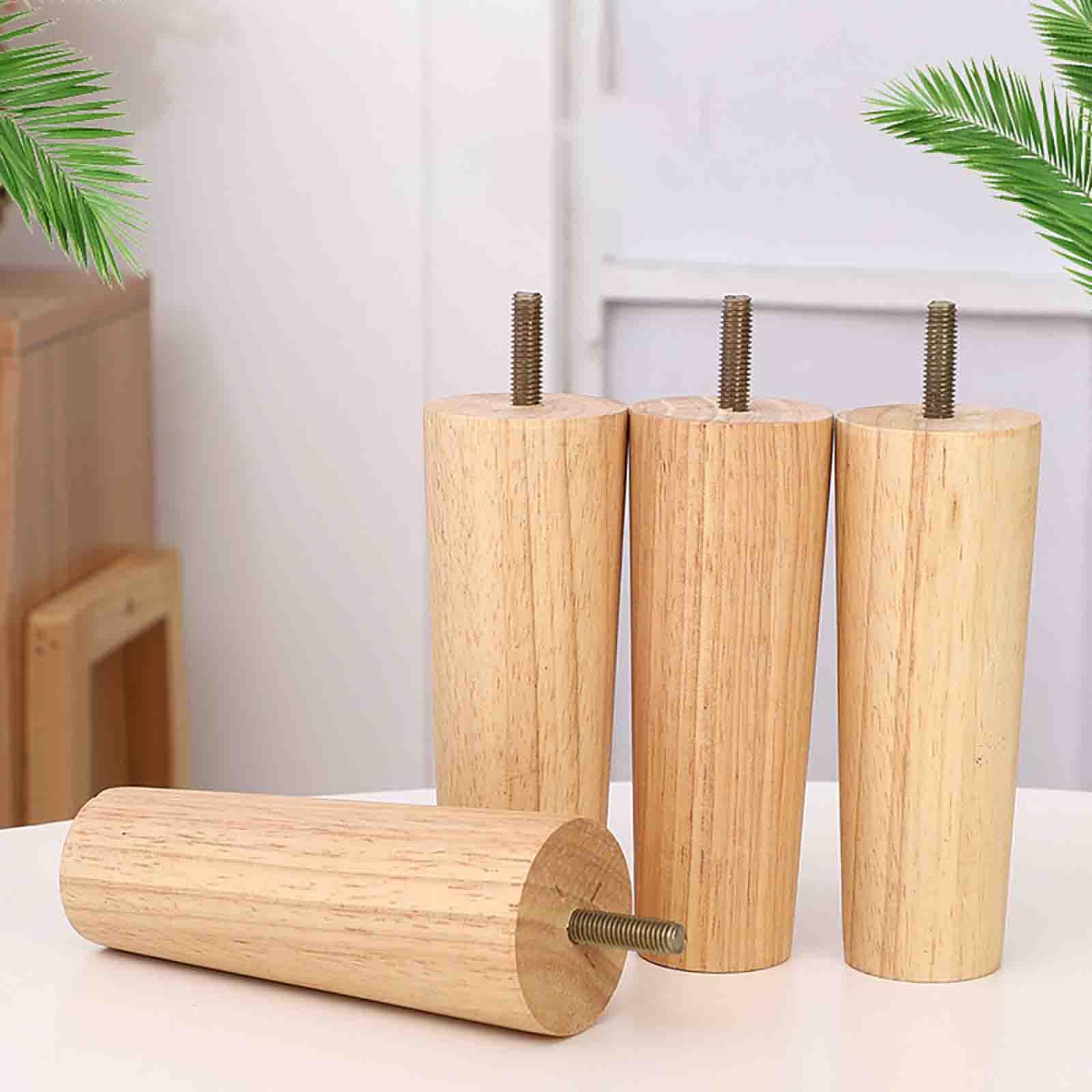 Patas de madera cónicas de alta calidad para patas de repuesto de muebles