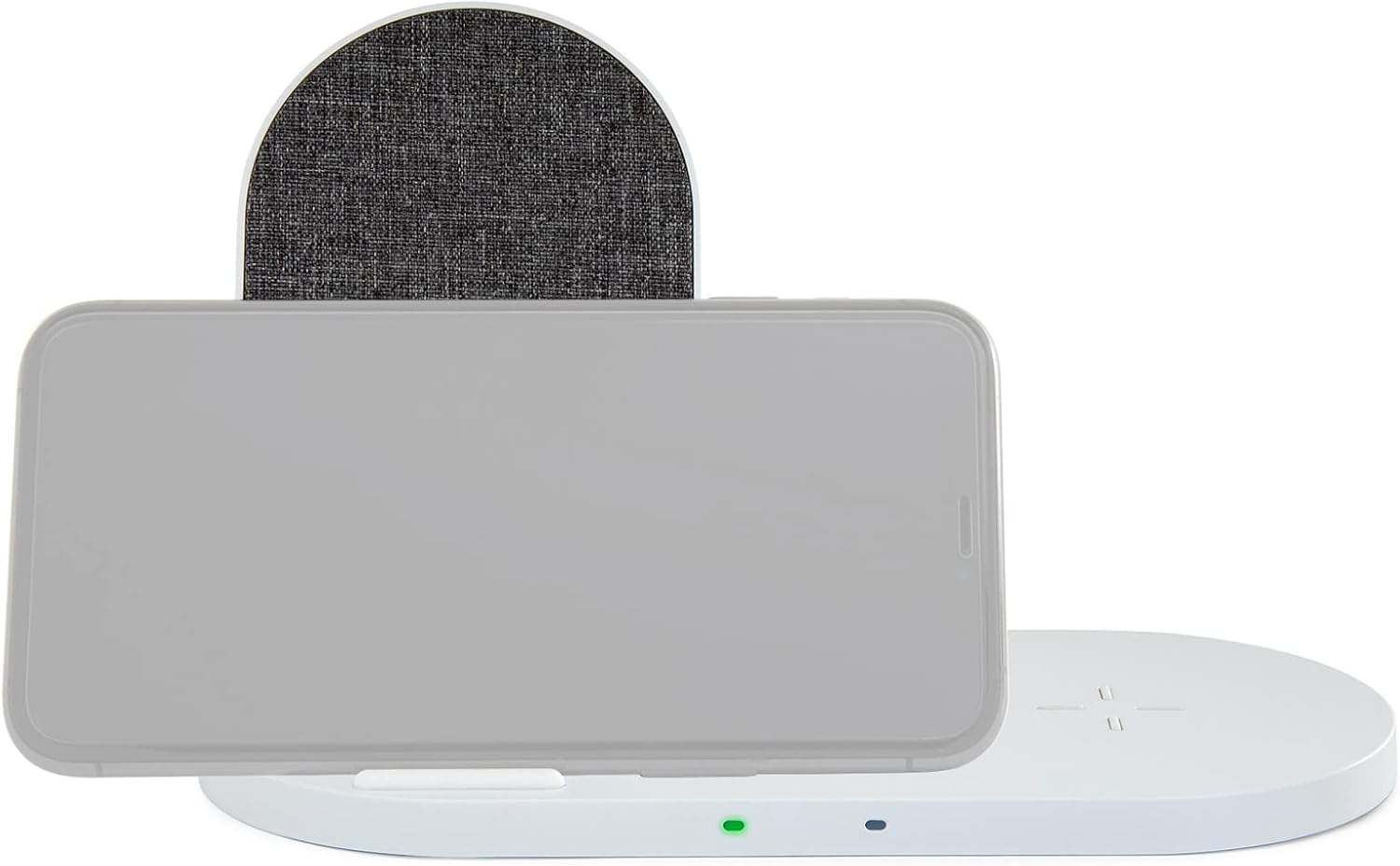 Kratos Power Dual Pad 10W Fast Wireless Charger with Fabric Stand