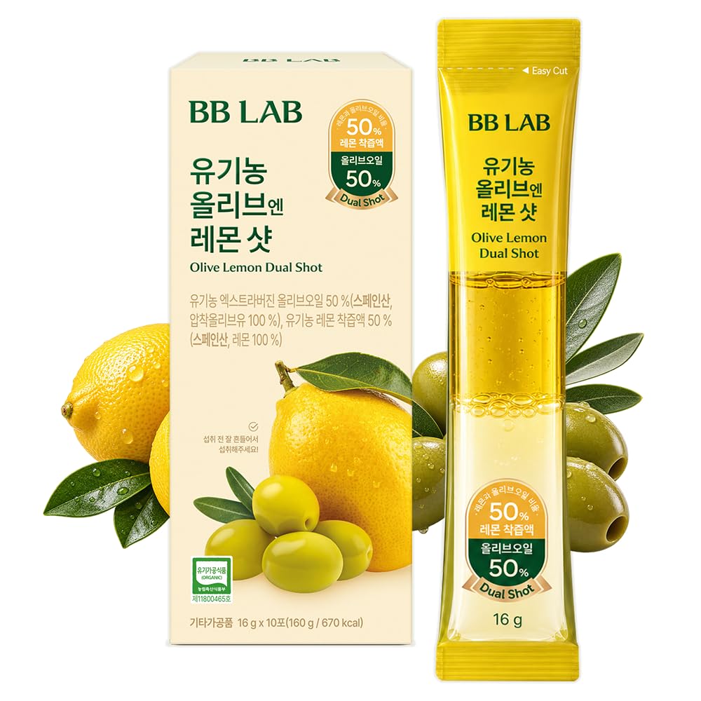 Amazon.com: BB LAB Organic Olive & Lemon Dual Shot, 50:50 Ratio