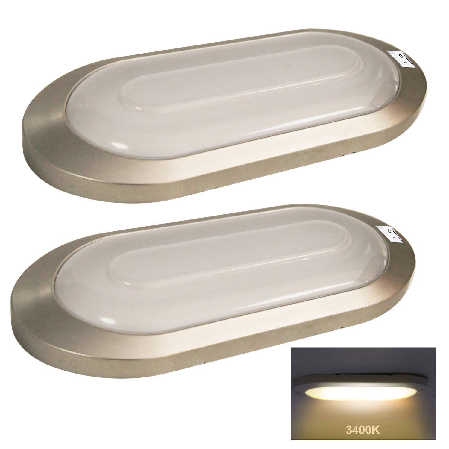 Buy Facon LED Ceiling Doe Light Fixture Decorative Flush Lap, 3 LED