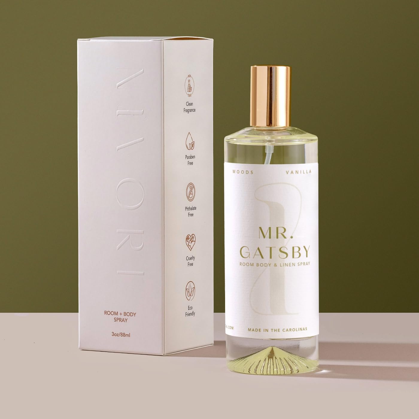 Mr. Gatsby | Room + Body Spray | Wood Smoked Vanilla Lavender - 4oz