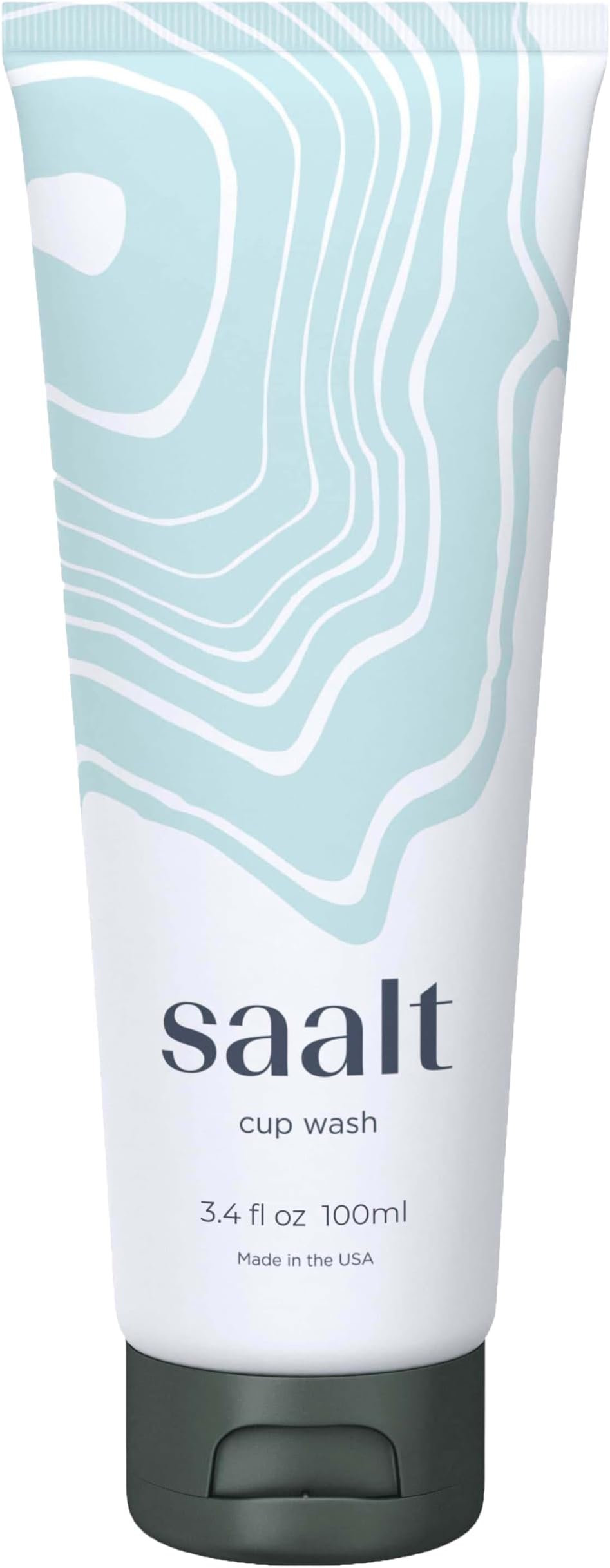 saalt Menstrual Cup Wash Cleanser - Menstrual Disc Wash - pH Balanced - No Irritants or Harsh Chemicals - 3.4 Fl Oz