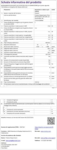 27E1N1300AM - Monitor FHD da 27 pollici, altezza regolabile, altoparlanti (1920x1080, 100 Hz, HDMI, USB-C (alimentazione 65 W), hub USB) Nero - Monitor - Immagine 10