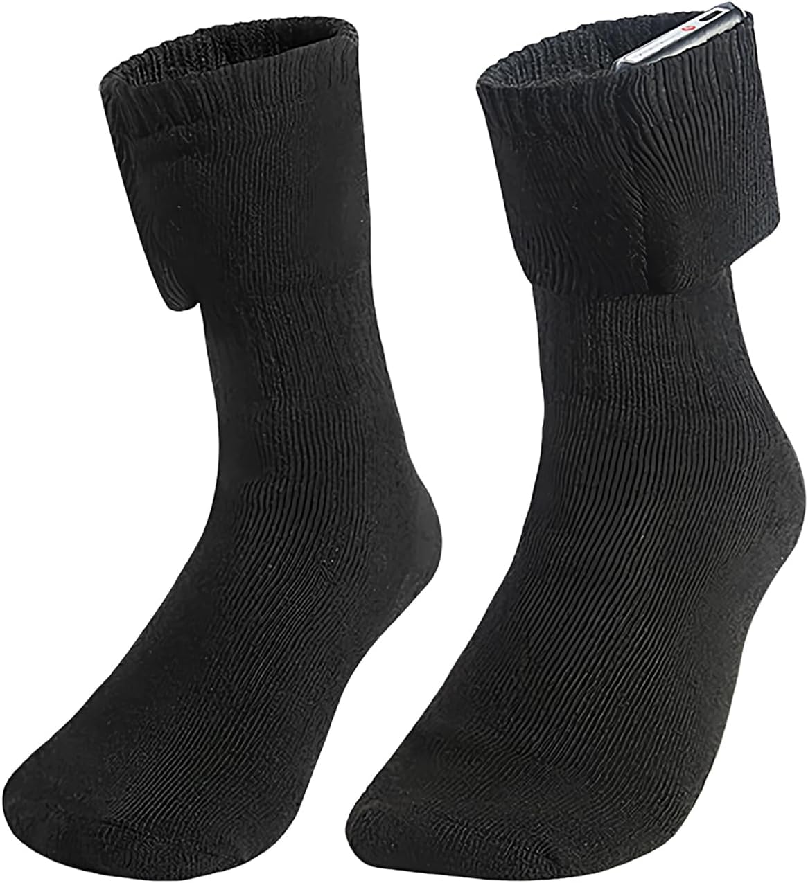 Heated Socks| 10000mAh Battery Rechargeable Heater Control Electric Foot Warmer for Elderly Adults Men Cold Weather Outdoor Camping Work Travel Office