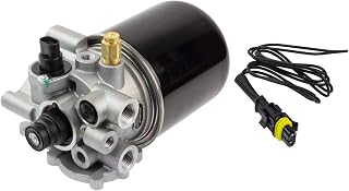 World American WA131001 Air Dryer SS1200 Coalescing 12V 100W with Turbo Cutoff Valve – Replaces Wabco 4006110530, Meritor R955079, Meritor R955079, Genuine Newstar S26986, Freightliner TDA R955079