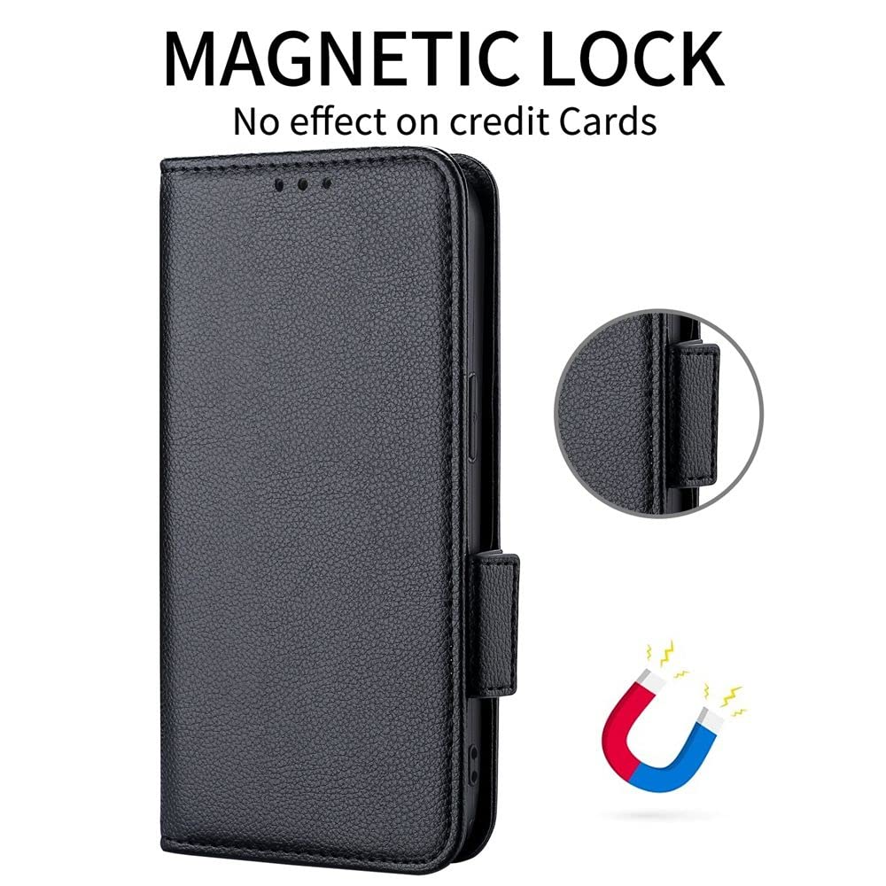 Custodia Cover compatibile con Nokia C21 Plus,Custodia Flip in pelle con slot per carte,design a portafoglio,chiusura magnetica,Progettazione in piedi,custodia in pelle per Nokia C21 Plus