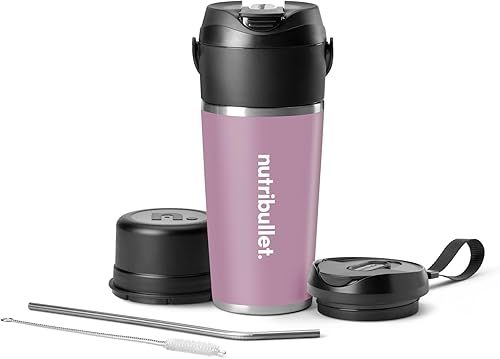 nutribullet Batidora portátil con vaso aislante, lavanda, NBPB50350LAV