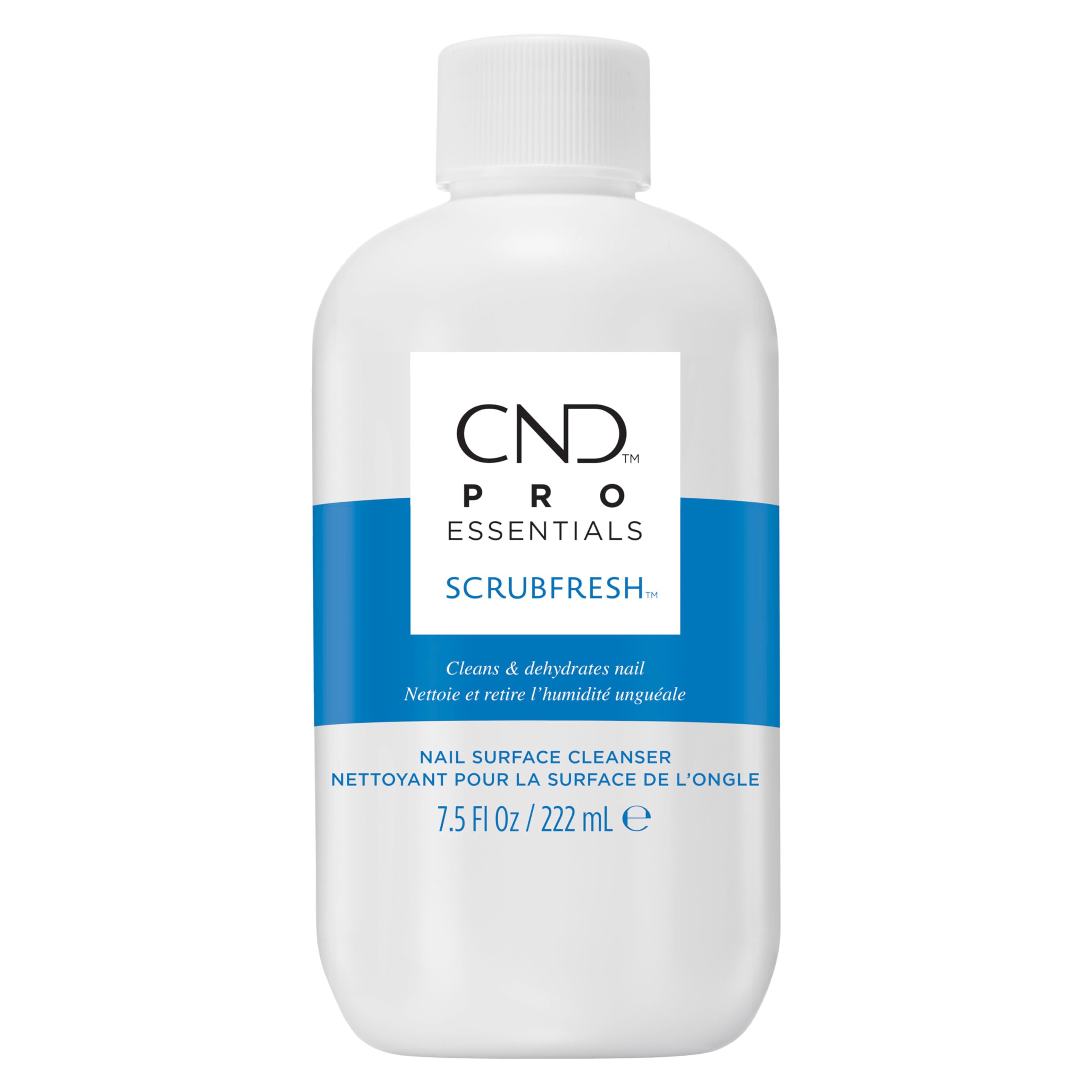 CND ScrubFresh - Detergente e scrub per unghie con azione rimuovi smalto, 222ml