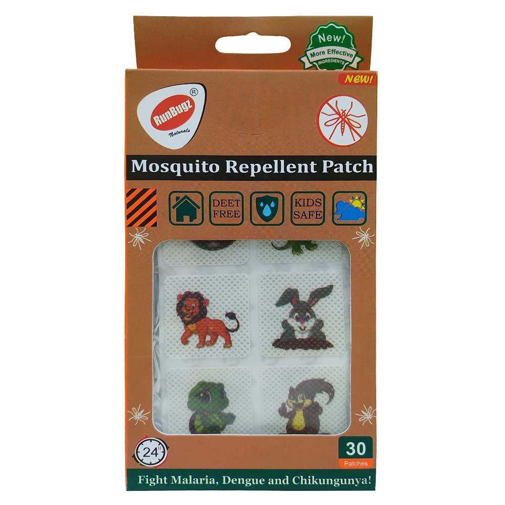 Runbugz Mosquito Repellent Printed Smiley Patches For Babys (30 Patch, Multicolor) (Cute Animal) (B09GBF7MFG) Amazon Price History, Amazon Price Tracker