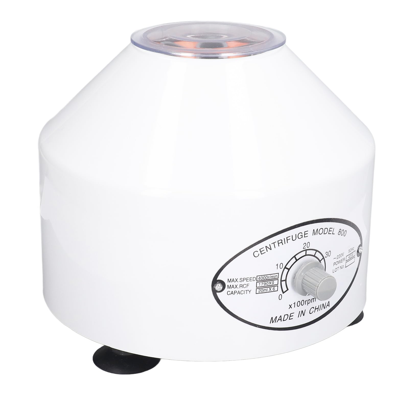 Máquina de Centrífuga de Laboratorio Benchtop Eléctrico de Baja Velocidad Rotor 4000rpm (EU enchufe 220V)