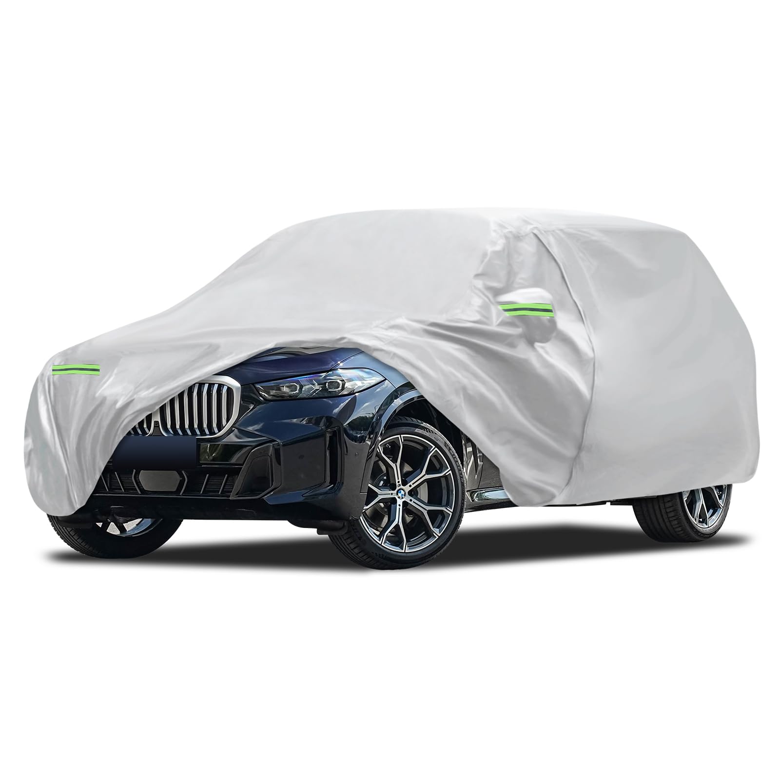 Car Cover Fit for BMW X5 2007-2025 Migaven Waterproof Full Exterior Cover Sun Rain Protection with Door Zipper