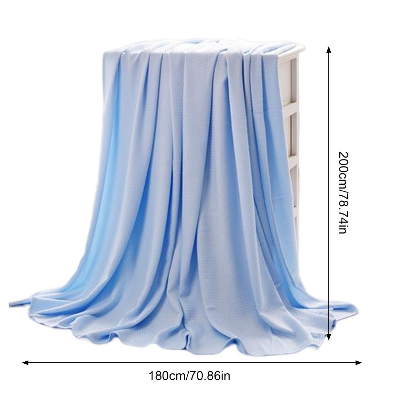Generisch Coperta rinfrescante da viaggio, estiva, trapunta per | climatizzatore in fibra di , leggera e sottile, traspirante, delicata sulla pelle