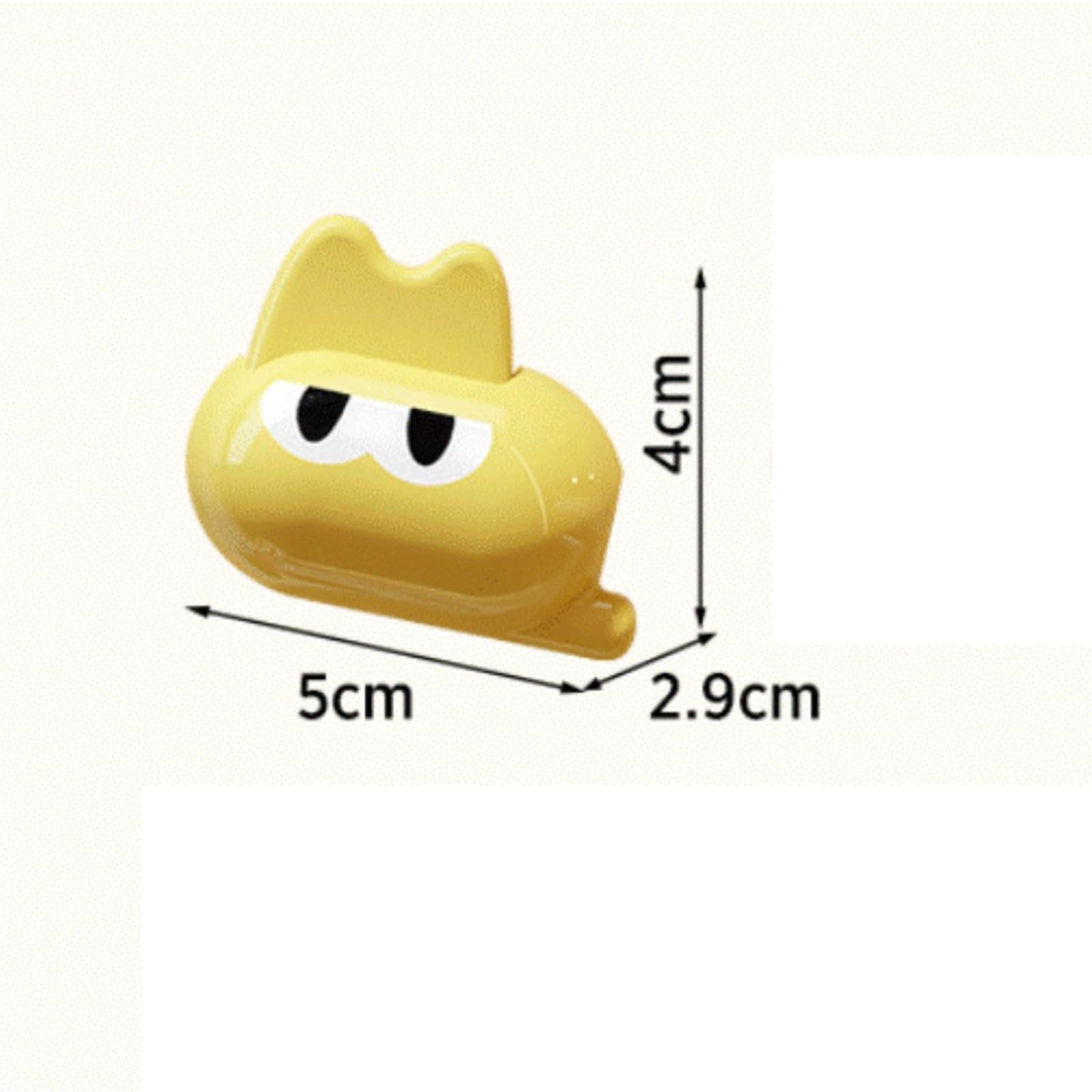 Porta Spazzolino Decorazione, Coprispazzolino Portaspazzolino, Portatile Da Viaggio Multifunzione Moderno(Yellow,3pcs)