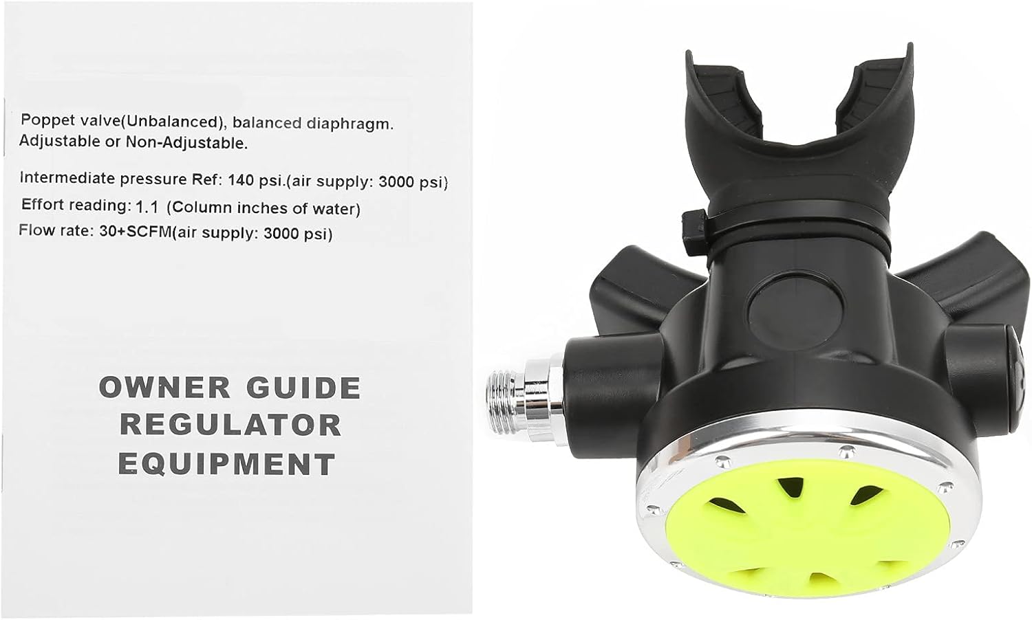 Keep Diving Diving Pressure Reducer Underwater Secondary Diving Breathing Regulator