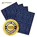 MiPremium Glitter Heat Transfer Vinyl, HTV Iron On Vinyl (Pack of 4 Sheets), for T Shirts Sports Clothing Other Garments & Fabrics, Easy to Cut Press & Apply Blue Glitter Ironon Vinyl (Navy Blue)