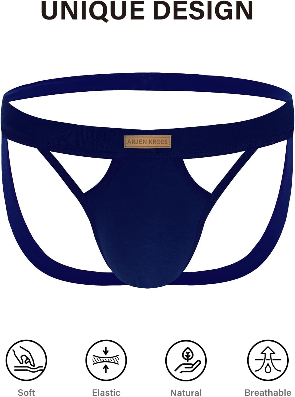 Arjen Kroos Men's Jockstrap Athletic Supporter Youth Breathable Cotton Underwear - Image 3