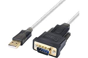 Upgraded USB to COM Port Adapter: DTech Serial Cable DB9 Male RS232