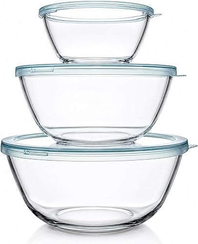 Pyrex Pyrex Smart Essentials 3-Piece Glass Mixing Bowl Set