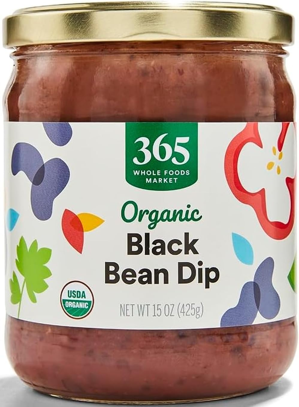 Organic Black Bean Dip, 15 Ounce