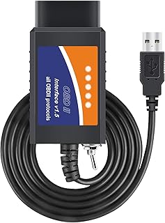OBDMONSTER ELM327 FORScan OBD2 USB Adapter for Windows, ELMconfig Scanner with MS CAN/HS CAN Switch for F150 F250 Car and Light Truck, Diagnosis on Windows with V1.5 PIC18F25K80 Chip