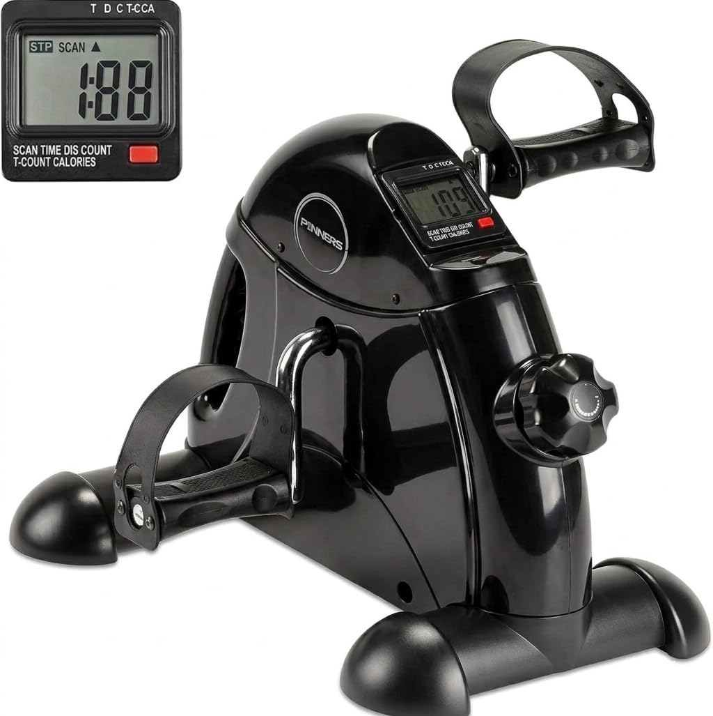 Mini Vélo Statique, Pédaleur Statique pour Personnes Âgées, Appareil d'Exercice à Domicile