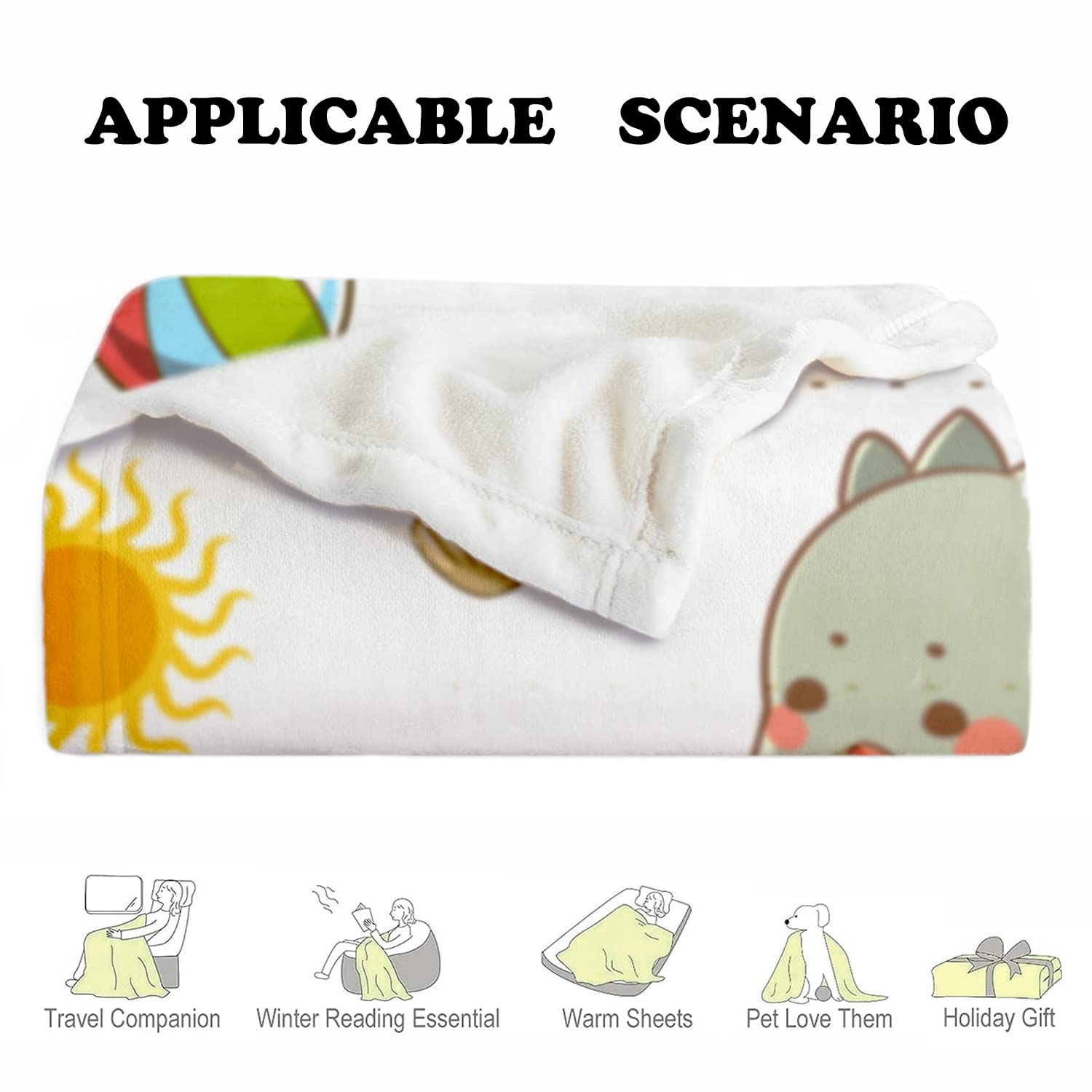Baby Flannel Blanket - Soft Crib Blanket For Boys & Girls, Giraffe Print, 30x40 Or 40x50 Inch