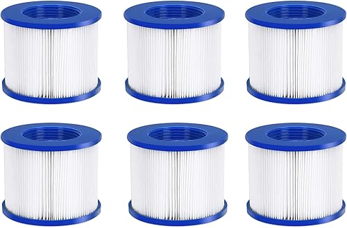 #WEJOY Cartuchos de repuesto de filtro para bañera de hidromasaje tipo PM_SPA-P154, papel de filtro blanco plegable para muchos modelos de piscina