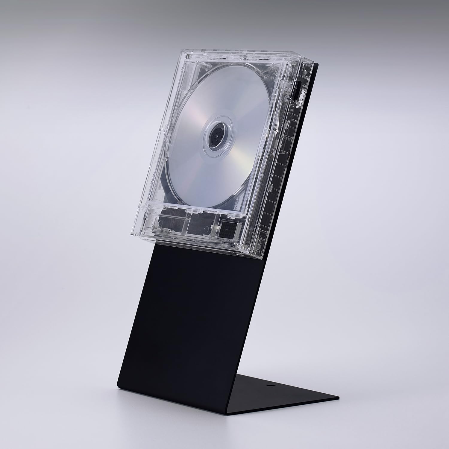 km5 Custom Aluminum Desktop Stand CP1 / CP2 CD Player - Display CD Album Art on Desk or Shelf (Black)-image-20