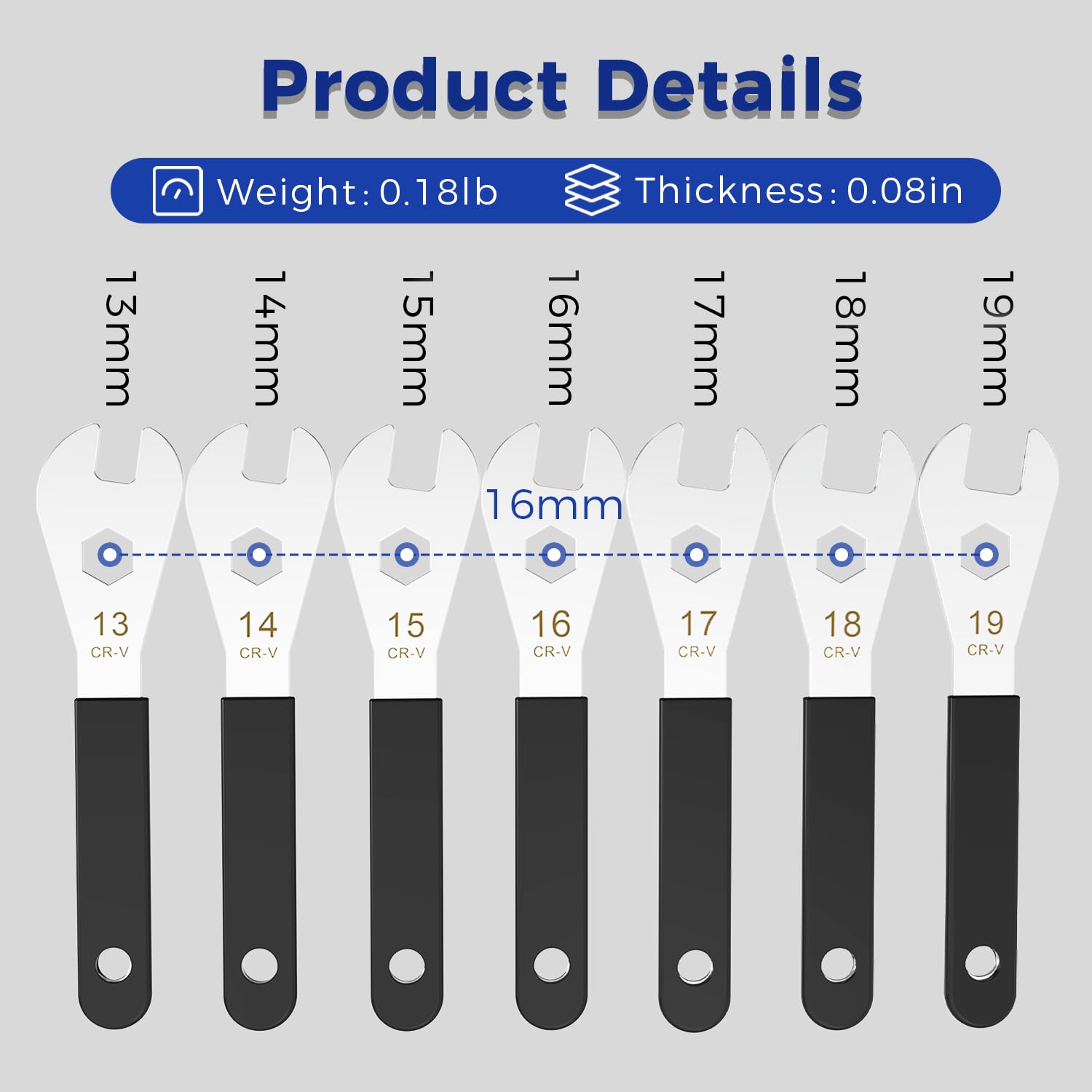 Thin Hub Wrench Set - Bike Repair Tools -2