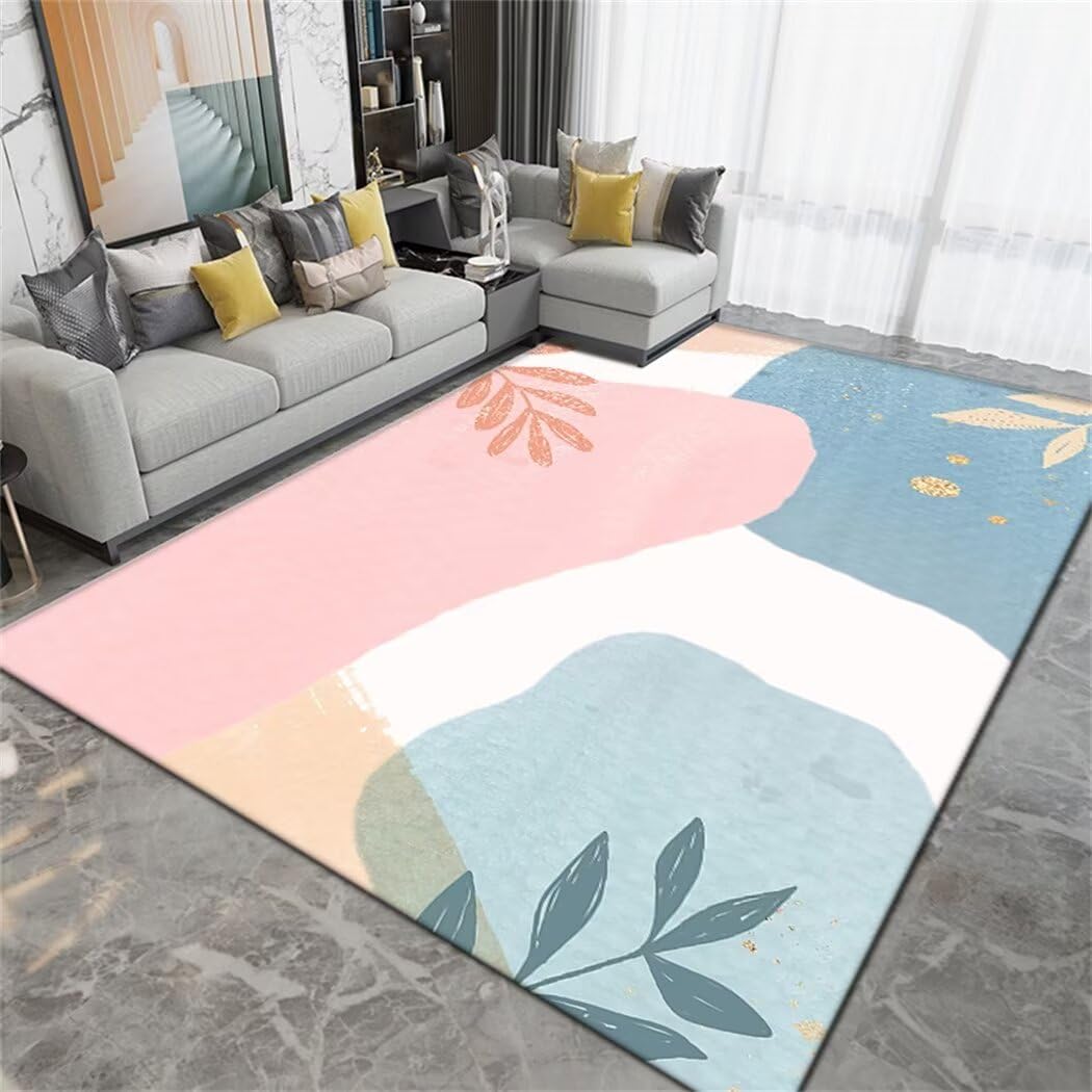 Tapis rampant pour bébé rose 200x300cm doux et confortable