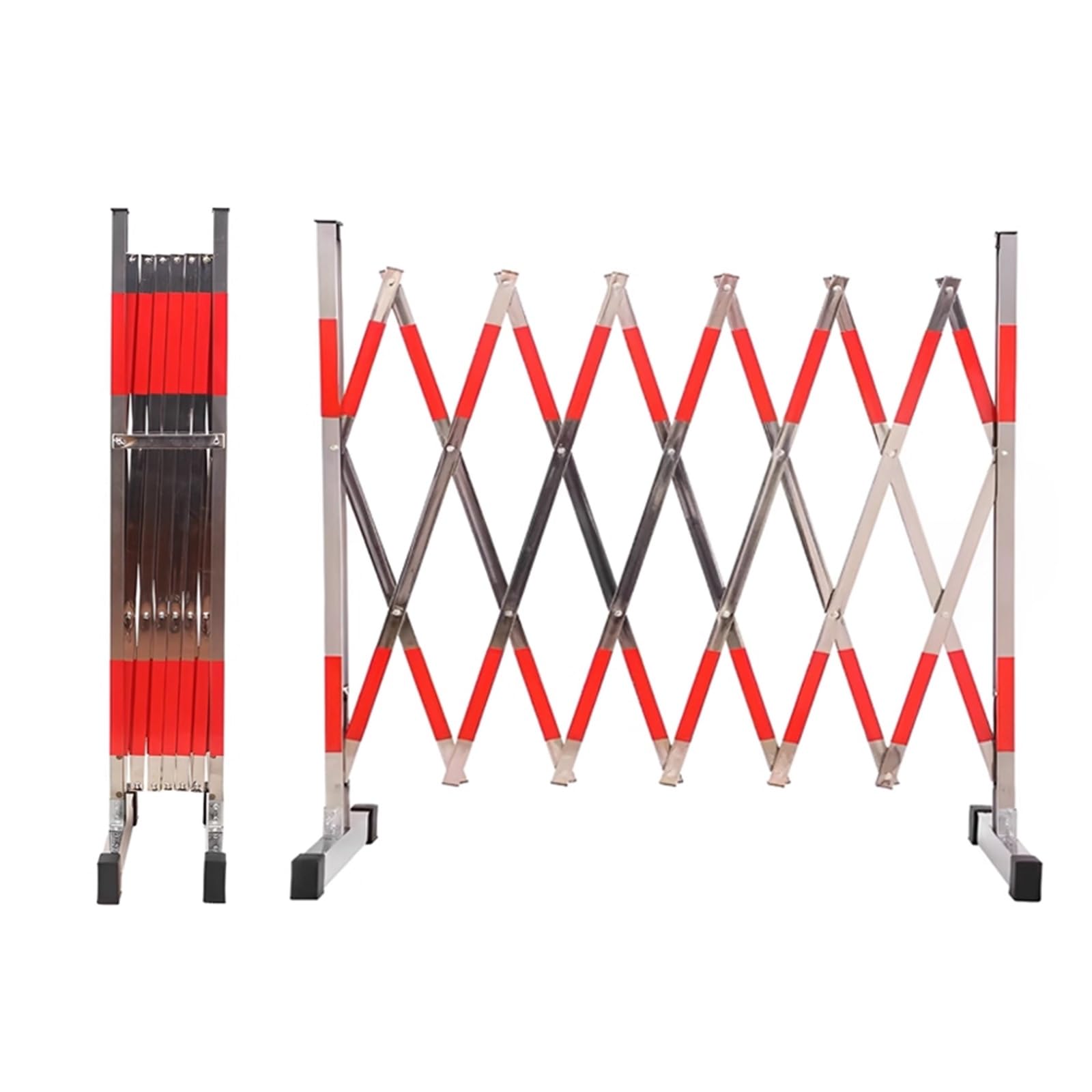 Barrière de route rétractable et stable clôture extérieure résistante