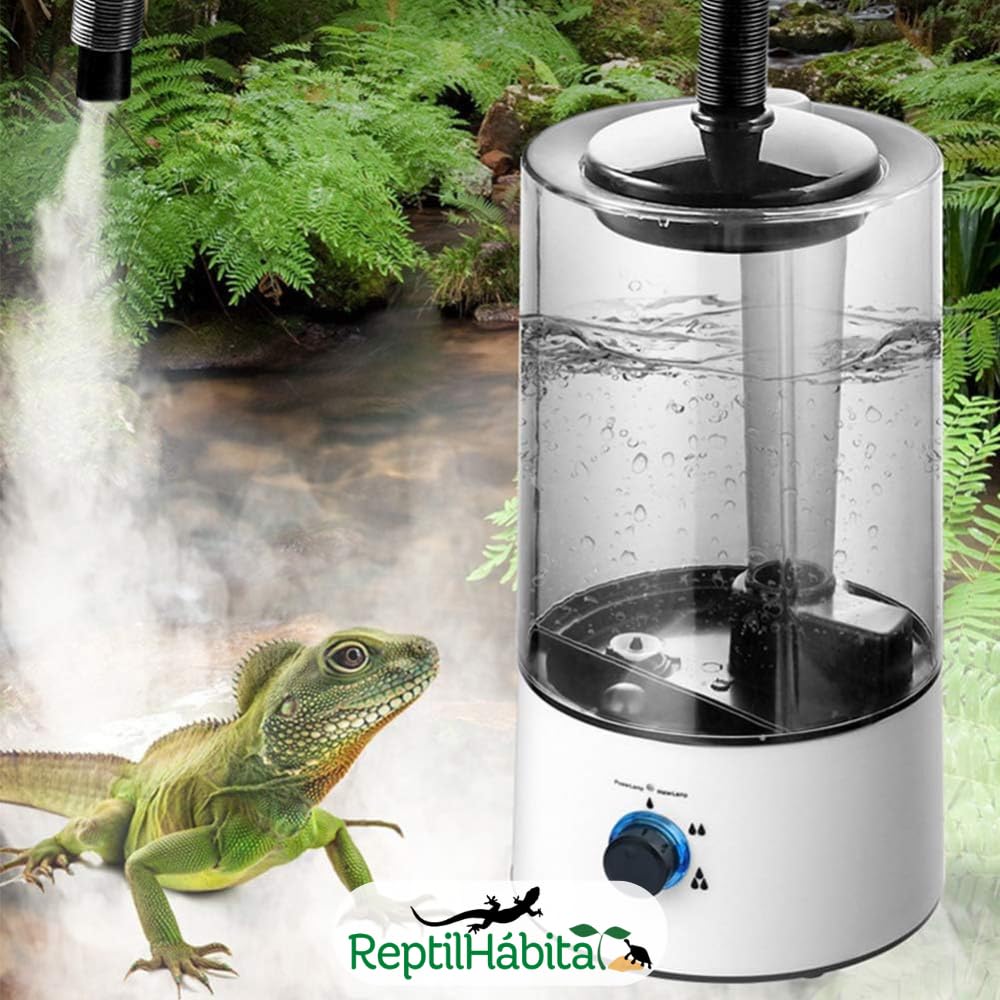 Nebulizzatore ad ultrasuoni per rettili - Ideale per anfibi e rettili - CREA Nebulizzatore sottile per idratazione e benessere