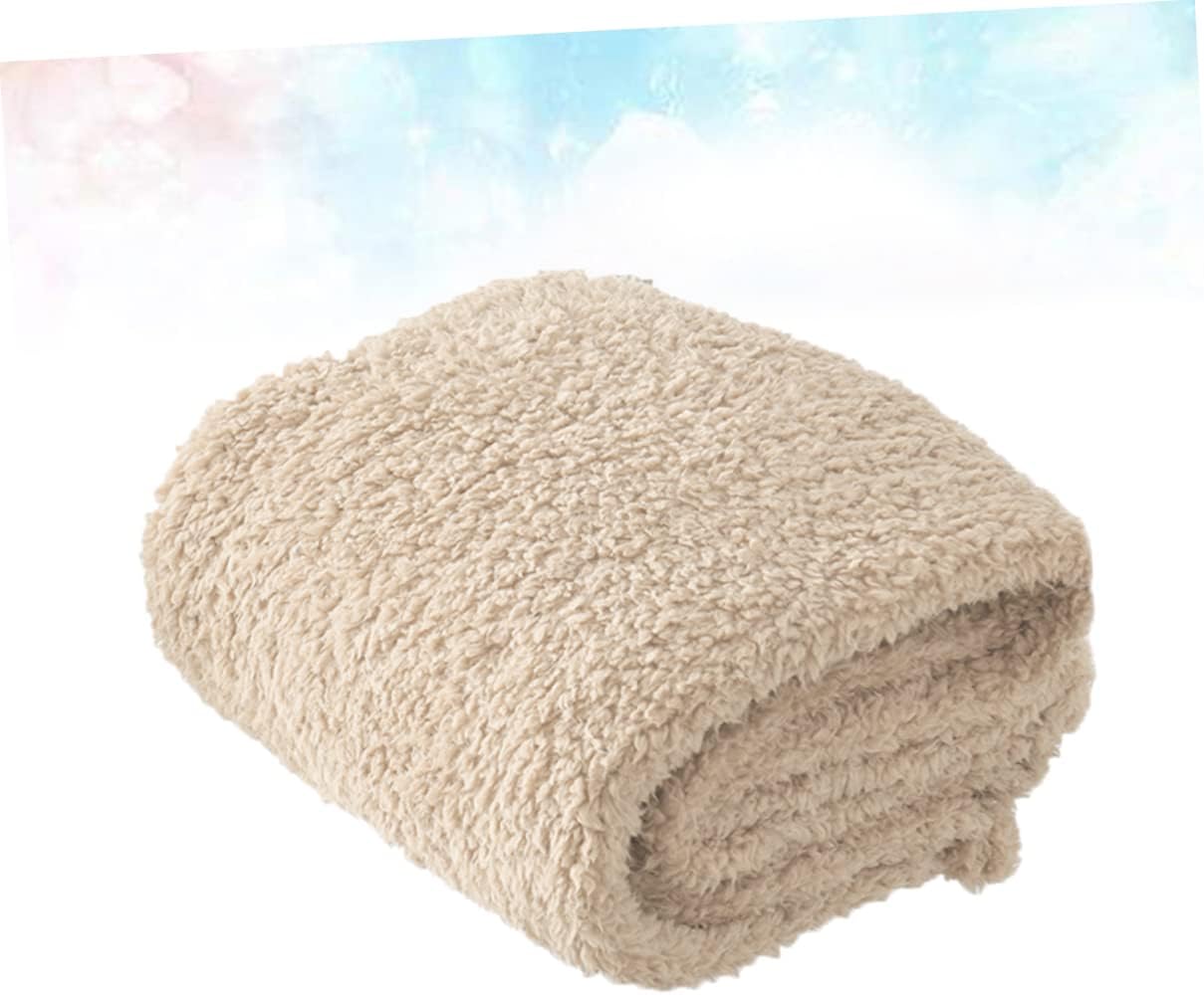 Warm Pet Dog Blanket Lightweight Sleep Mat Soft Pet Cushion for Home Use