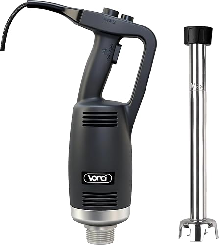 Miniatura 18 de VONCI Batidora de inmersión comercial de 750 W, mezclador de mano con eje desmontable de 18 pulgadas, velocidad variable 8000-19000RPM, hoja SUS