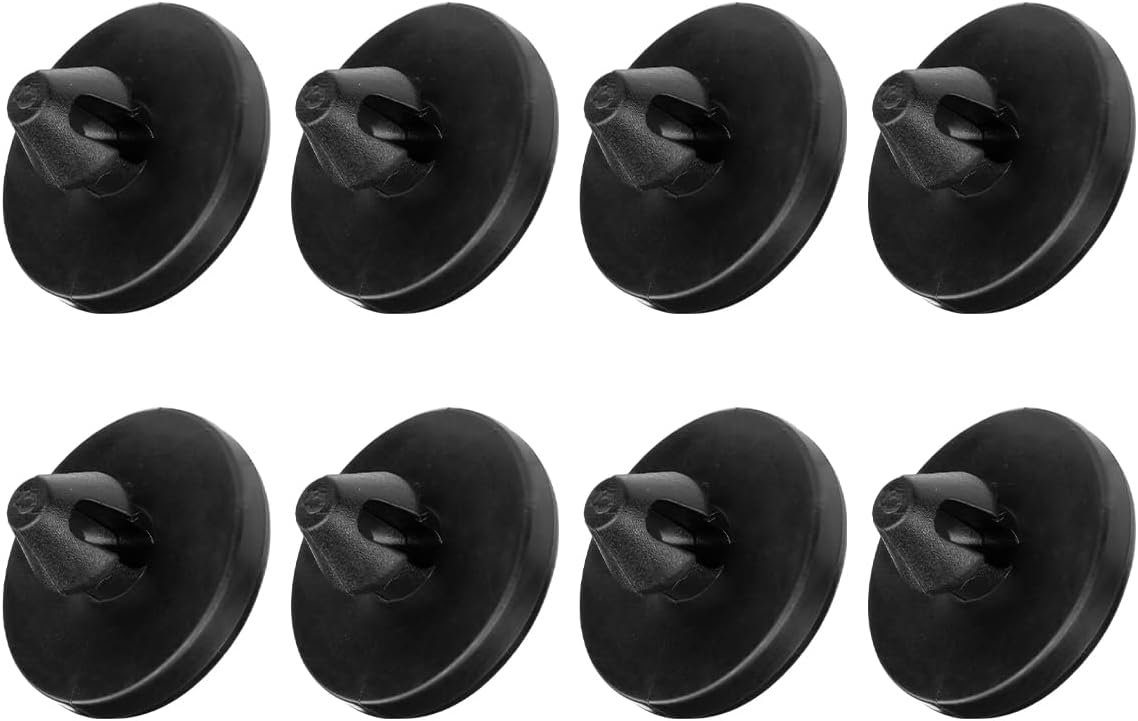 Mandark 8PCS Car Brake Switch Stopper, OEM# 90541-06036 Vehicle Brake Pedal Pad Stopper, Automotive Brake Light Switch & Clutch Pedal Stopper, Universal for SUV, Sedan, Truck (Black)
