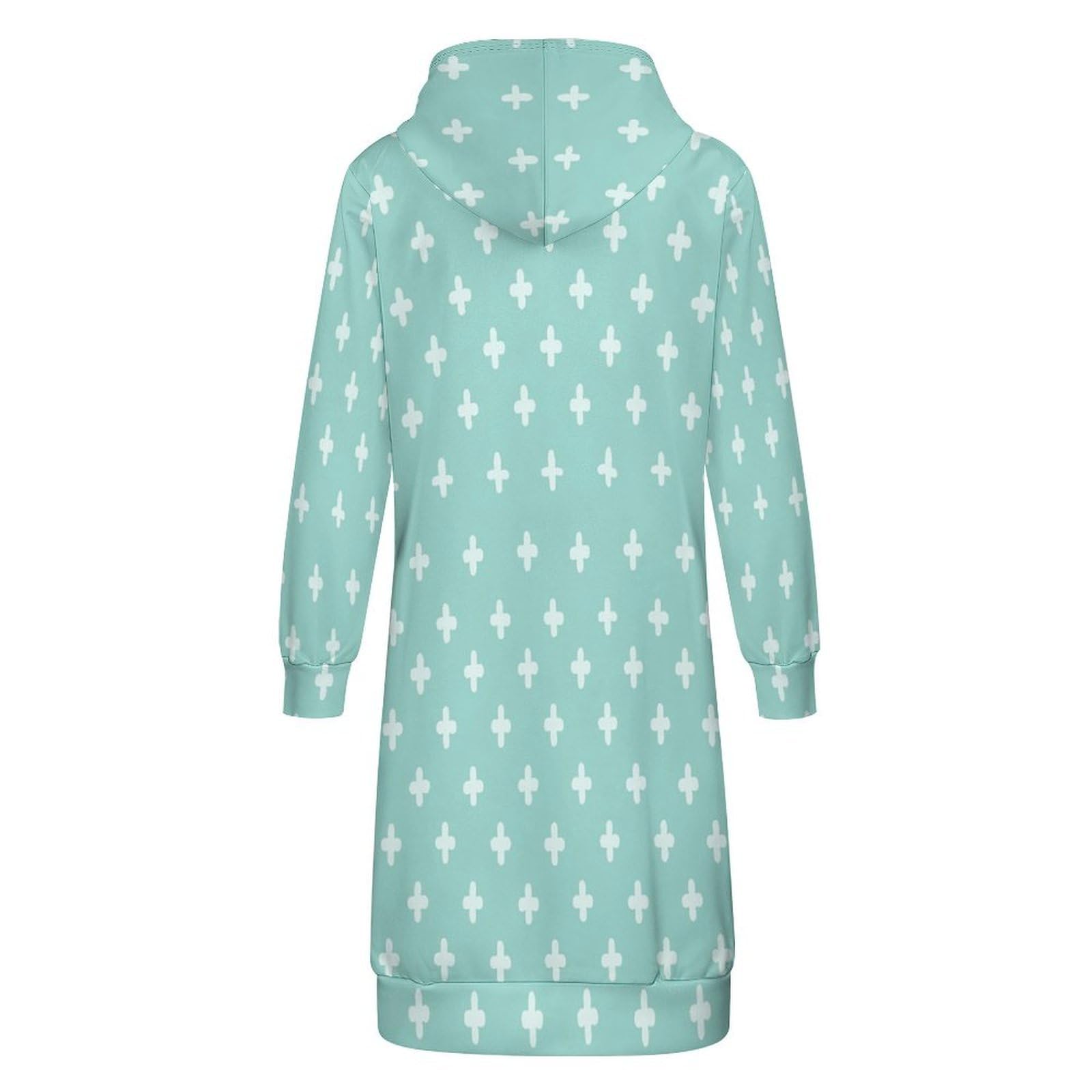 Felpa Donna con Zip Felpe Sportiva con Tasche E Cappuccio Motivo A Croce Semplice Morbida Invernale Giacca Regolabile Confortevole per Uso Quotidiano Casual