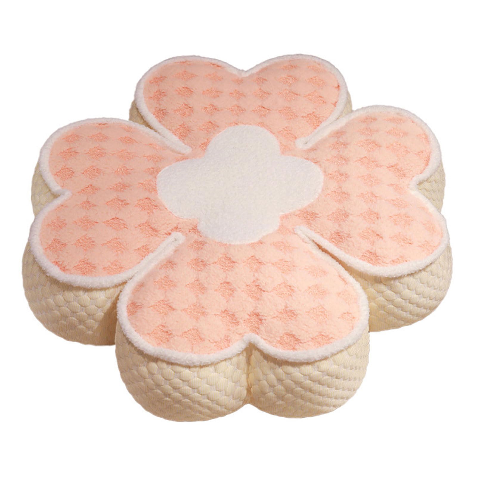 Nucelit Japanese Blossom Floor Pillow Seats Cushions Easy Cleans PP Cotton Mats for Reading and Relaxing Floor Cushions