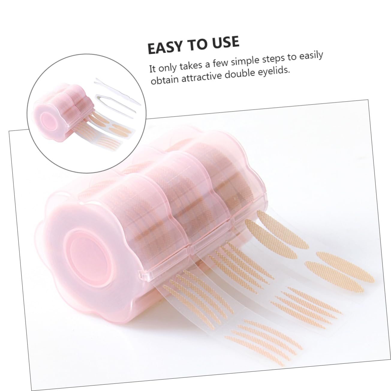 SOESFOUFU Makeup Tape for Eyeshadow Double Eyelid Glue Traceless Eyelid Tape -safe Comfortable Easy to Use